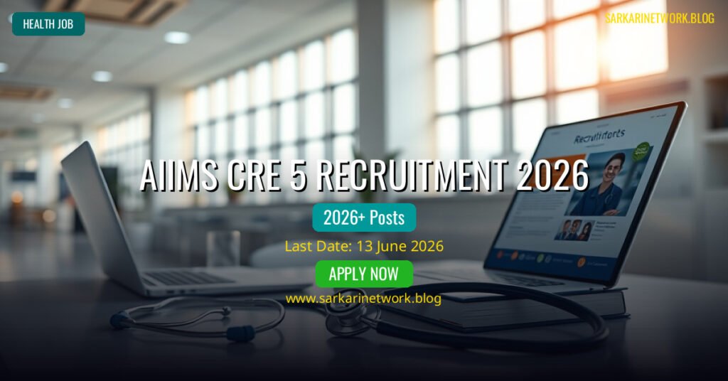 AIIMS CRE 5 Recruitment 2026 – Apply Online for Various Posts
