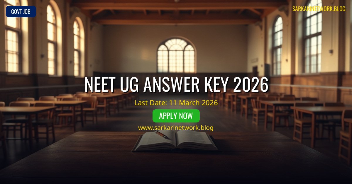 NEET UG Answer Key 2026