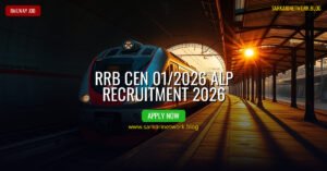 RRB CEN 01/2026 ALP Recruitment 2026 – Apply Online for 1000 Posts