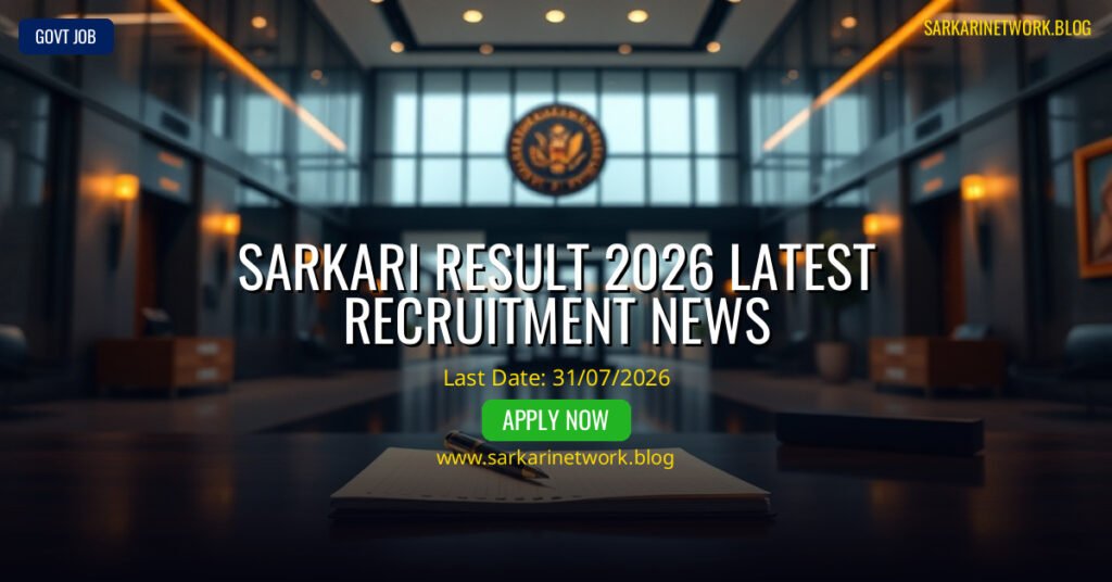 Sarkari Result 2026 – Latest Official Recruitment News