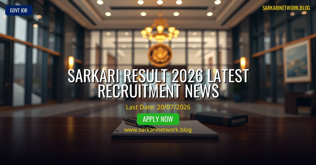 Sarkari Result 2026 Latest Recruitment News