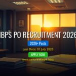 IBPS PO Recruitment 2026 – Apply Online for CRP PO/MT-XVI Posts
