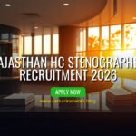 Rajasthan HC Stenographer Recruitment 2026 – Apply Online for 163 Posts