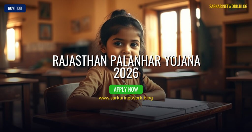 Rajasthan Palanhar Yojana 2026 – Apply Online for 0-18 Year Old Kids