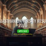 Rajasthan University Result 2026 – Check Online Result for Various Courses