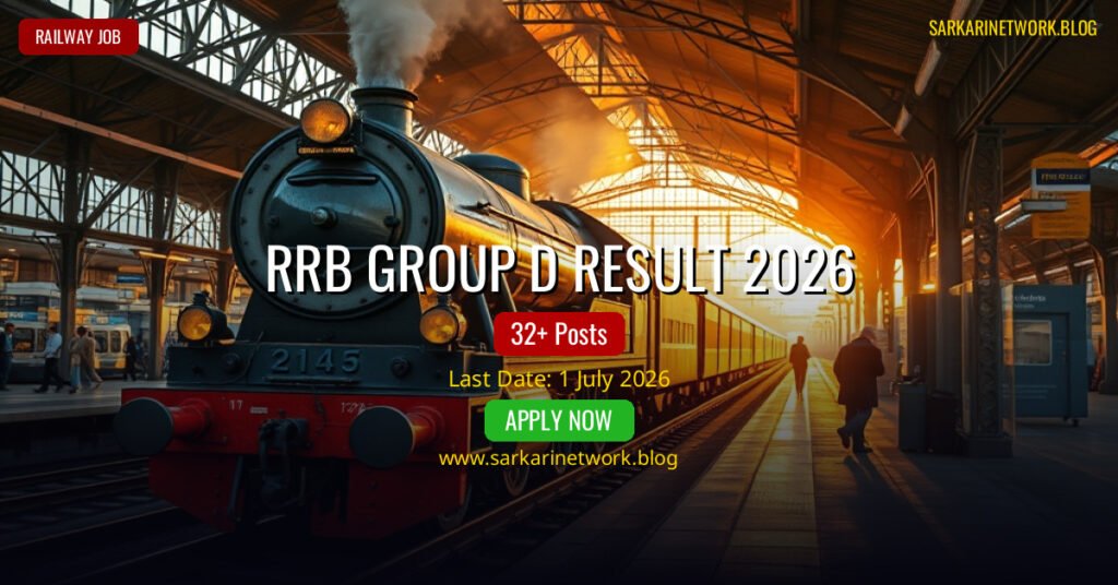 RRB Group D Result 2026 – Latest Update: Direct Link to Check