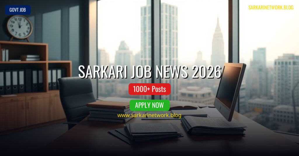Sarkari Job News 2026 – Latest Recruitment Updates
