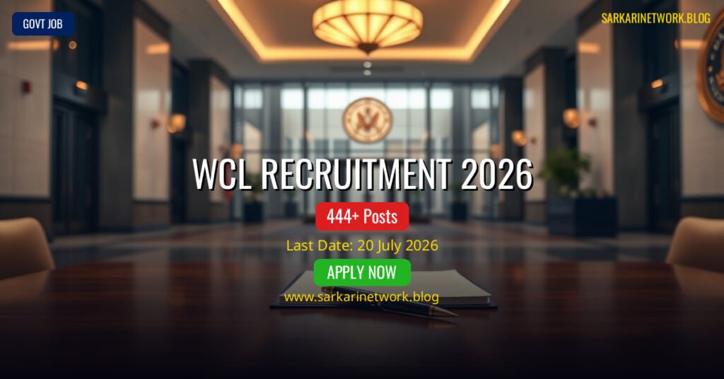 WCL Recruitment 2026 – Apply Online for 444 Posts