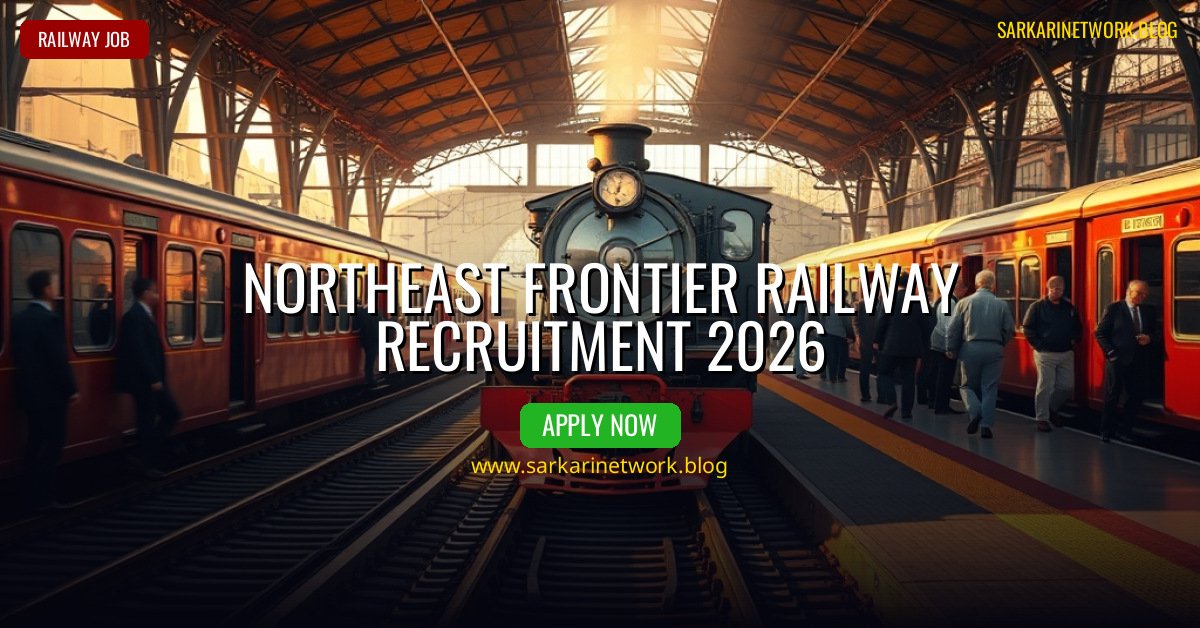 Northeast Frontier Railway Recruitment 2026