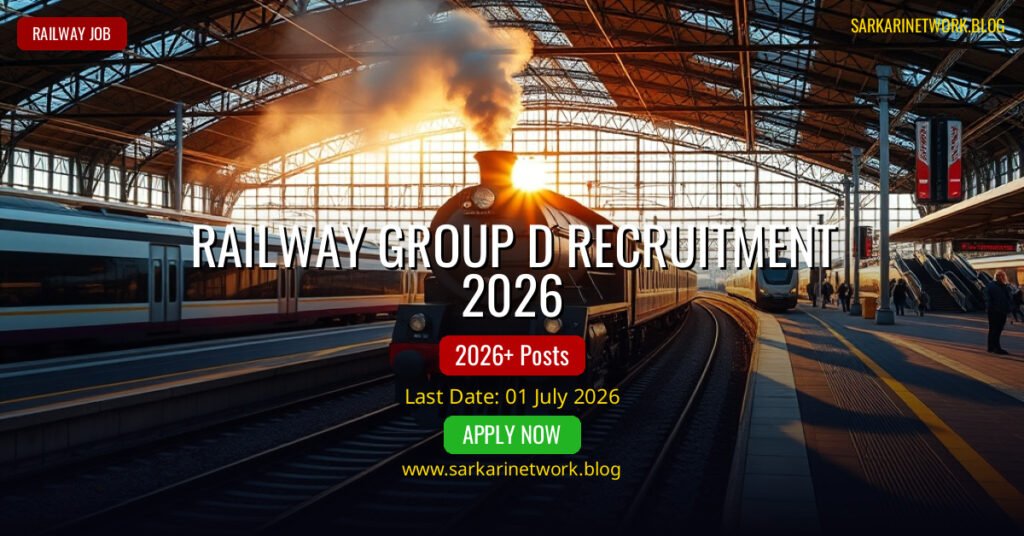 Railway Group D Recruitment 2026 – Apply Online Now